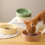 gamelle anti glouton rose pour animal