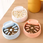 gamelle anti glouton moustache pour animal