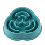gamelle anti glouton spirale vert