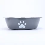 Gamelle chien inox gris