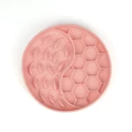 Gamelle Anti Glouton Double Texture Rose