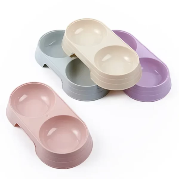 Gamelle Plastique Double pour chien et chat