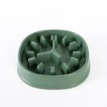 Gamelle anti glouton horloge vert