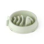 Accessoire pour chien, gamelle anti glouton en forme de poisson