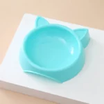 gamelle plastique chat bleu clair