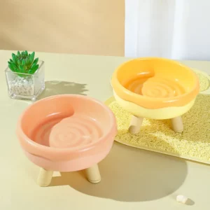 gamelle plastique surélevée pour chien et chat