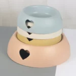 Gamelle plastique coeur pour animaux