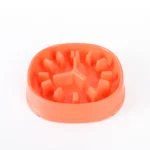 Gamelle anti glouton horloge rose