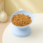gamelle chat surélevée bleu