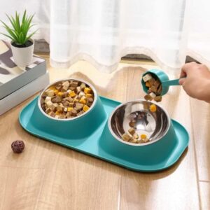gamelle double inclinée pour chiens et chats