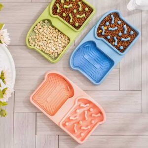 gamelle anti glouton tartine pour chien et chat