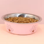 gamelle inox patte rose