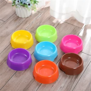 gamelle plastique colorée pour animaux