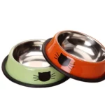 gamelle inox chat pour chaton et chiot