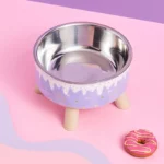 gamelle surélevée crème glacée pour croquettes