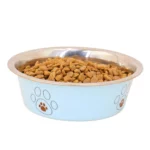 gamelle inox patte bleu