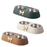 gamelle double chic pour chiot et chaton