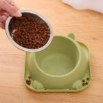 gamelle chat inclinée pour croquettes