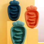 gamelle anti glouton carotte pour animaux