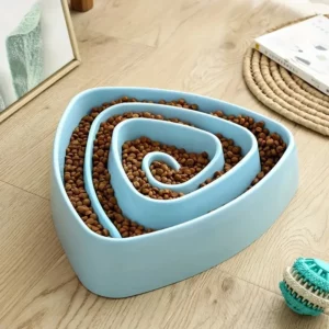 gamelle anti glouton triangle pour animal