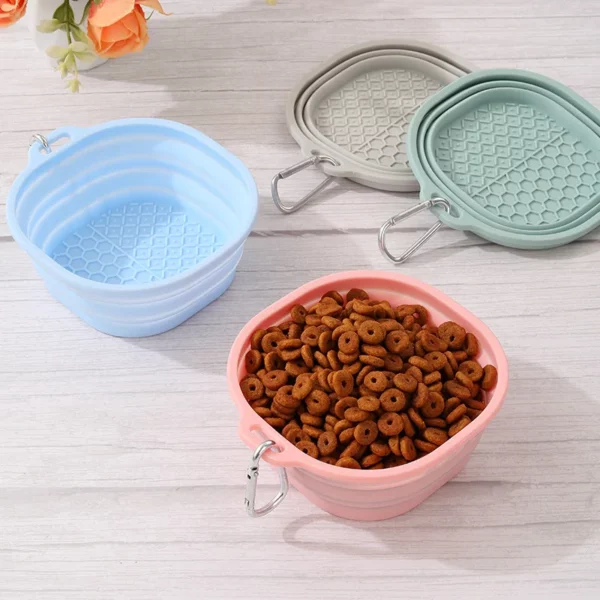 gamelle pliable carré pour animaux