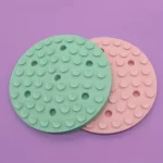 gamelle anti glouton silicone fleur pour croquettes