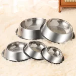 gamelle antidérapante inox pour animaux