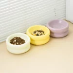 gamelle ronde surélevée pour chiot et chaton