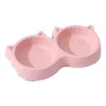 gamelle double oreille de chat pour animal