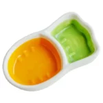 Gamelle Double Carotte pour chat et chien, pratique et colorée