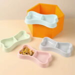 Gamelle Chien Double Os pour chien et chat
