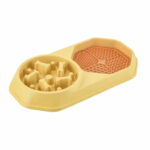 Repas équilibré pour chien avec gamelle anti-glouton double