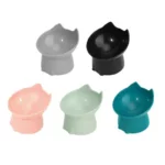 gamelle chat surélevée plastique pour croquettes