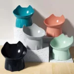 gamelle chat surélevée plastique pour animaux