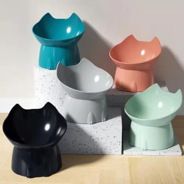 gamelle chat surélevée plastique pour animaux