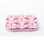 Gamelle Anti-Glouton silicone fleur rose