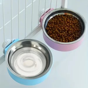 gamelle inox fixable rongeur pour rongeurs