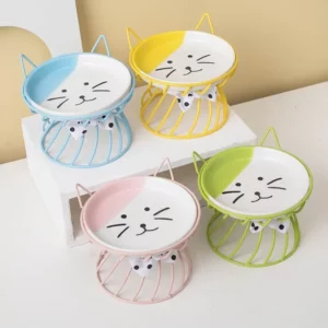 gamelle surélevée support chat pour chiens et chats