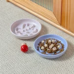 gamelle anti glouton céramique trèfle pour chien et chat