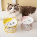 gamelle surélevée support chat pour chien et chat