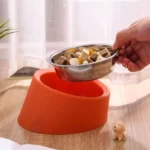gamelle chat inox inclinée pour animal