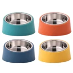 gamelle chat inox inclinée pour chat