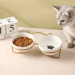 gamelle chien céramique double pour animaux