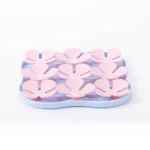 Gamelle Anti-Glouton silicone fleur violet