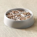 Gamelle Anti-Glouton Chat Vague pour chien et chat