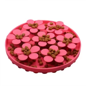 gamelle anti-glouton chat silicone pour chiot et chaton