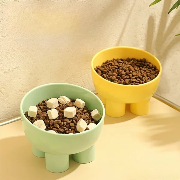 gamelle chat plastique surélevée pour animaux