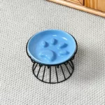 gamelle anti glouton chat surélevée pour chiot et chaton