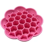 Gamelle Anti Glouton Chien Tournesol rose