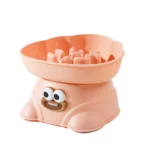 Gamelle Anti-Glouton Chien Ergonomique rose